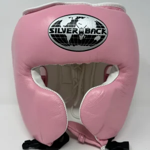 CASQUE DE BOXE - CUIR - ROSE