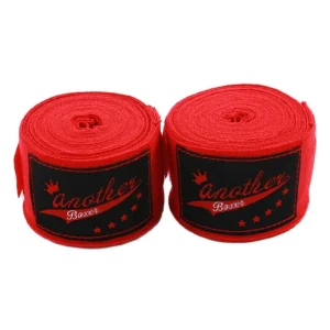 Bandage boxe 3 ou 5 mètres rouge Anotherboxer