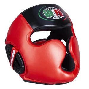 1-Casque-MMA-rouge-et-noir-Gingpai-image-principale.webpv1724678729 Casque MMA rouge et noir Gingpai