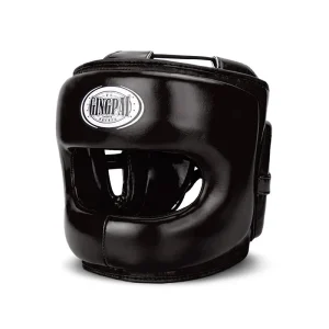 Casque à barre boxe noir Gingpai