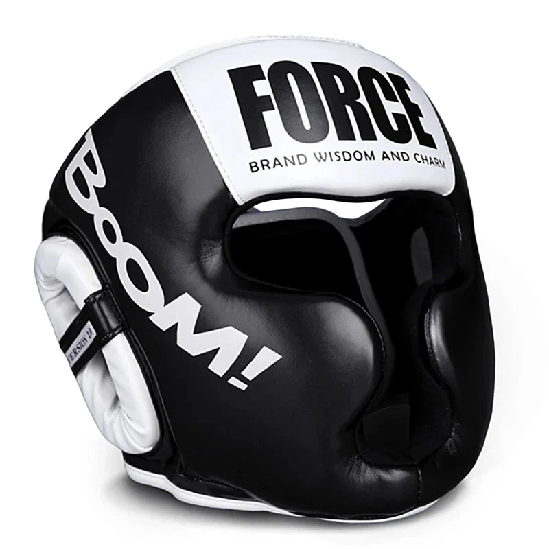 Casque boxe femme noir Gingpai