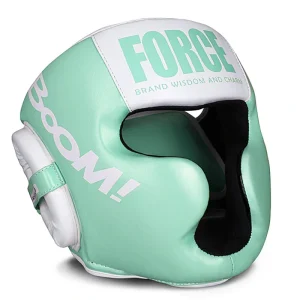 Casque boxe femme vert clair Gingpai