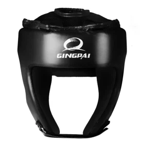 Casque boxe française noir Gingpai