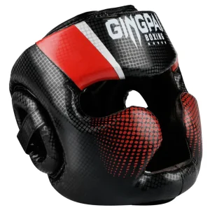 1-Casque-boxe-kick-boxing-noir-et-rouge-quadrille-Gingpai-image-principale.jpgv1724679780 Casque Kick Boxing noir et rouge quadrillé Gingpai