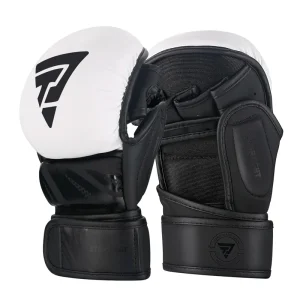 Mitaines de boxe blanches et noires Starlight