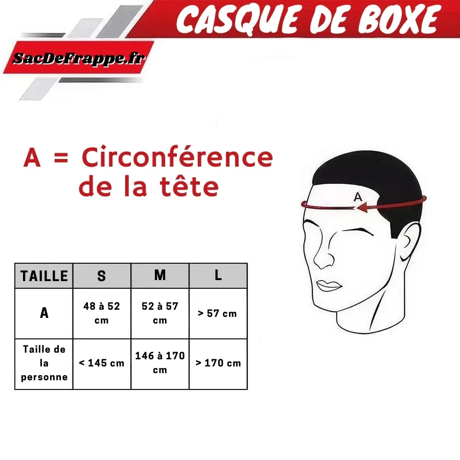Casque boxe avec protege nez blanc Gingpai – Image 2