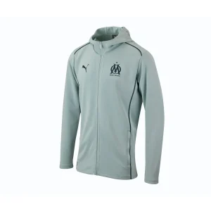 Veste capuche CASUAL bleu turquoise OM