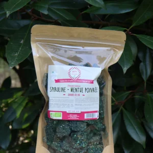 Crackers Spiruline Menthe Poivré - Happy Crackers