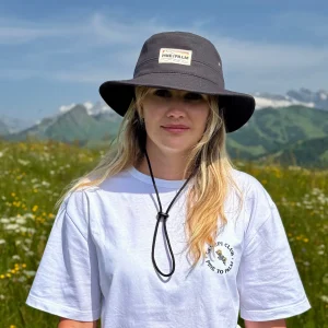 CHAPEAU SONK NOIR - visière semi-rigide pour femme
