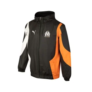 Veste Pré-Match OM Noir/Orange