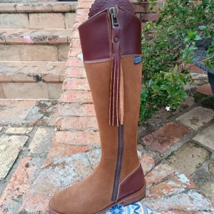 Bottes dressage daim camel  GRANADA
