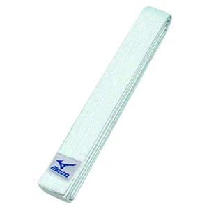 Ceinture blanche piquée Mizuno - OBI