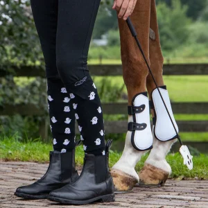 Chaussettes d'équitation QHP Halloween