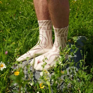 CHAUSSETTES ZEBRA BEIGE