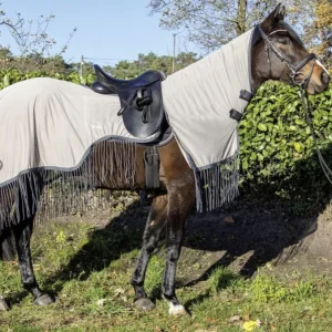 Couvre-reins anti-mouches HKM Fringes Plus