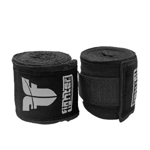 Bandages semi-élastiques Fighter noirs- FHW-3030-02