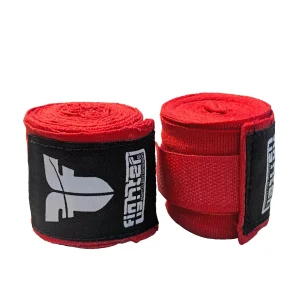 Bandages semi-élastiques pour les mains Fighter rouge - FHW-3030-03