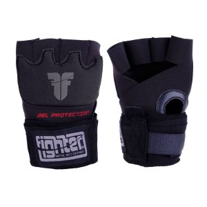 Bandages en gel Fighter Strap noir - FGW-001BB