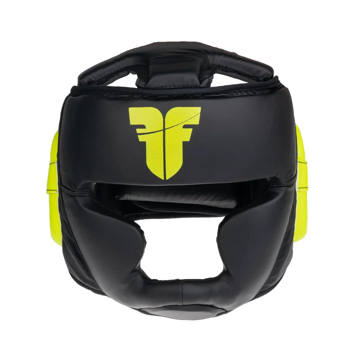 Casque Fighter Headguard Sparrin noir/jaune fluo - JE1421PUBNY