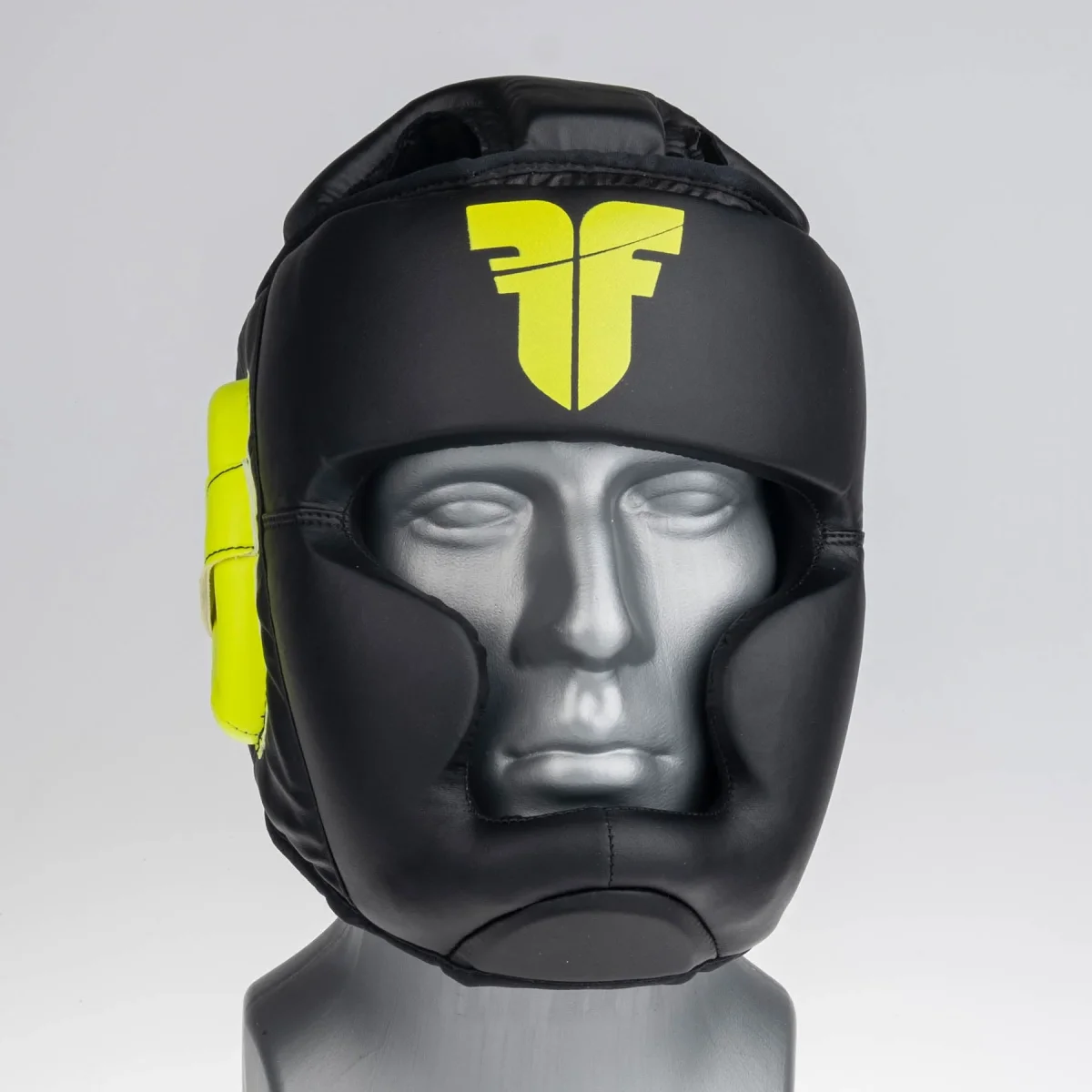 Casque Fighter Headguard Sparrin noir/jaune fluo - JE1421PUBNY – Image 2