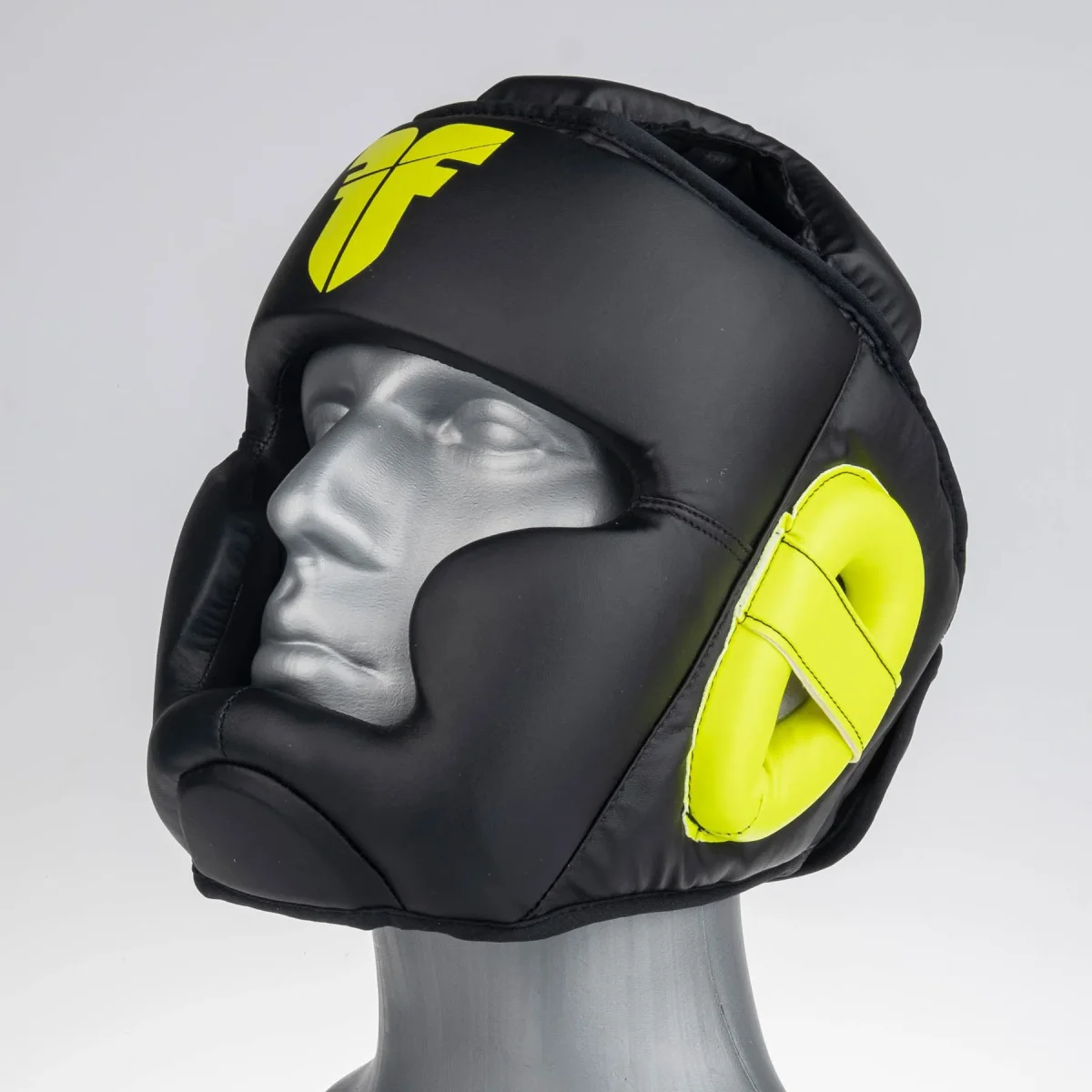 Casque Fighter Headguard Sparrin noir/jaune fluo - JE1421PUBNY – Image 3