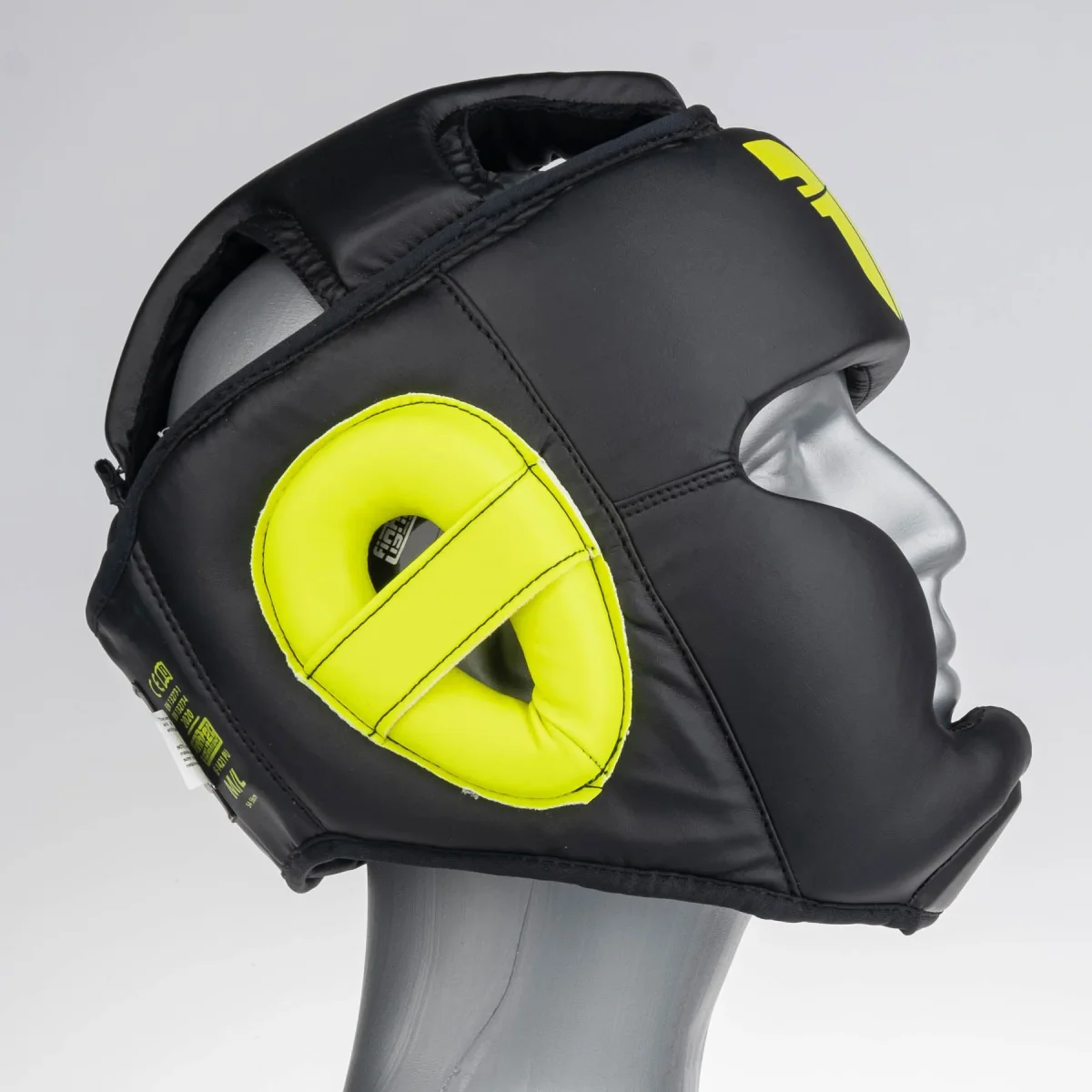 Casque Fighter Headguard Sparrin noir/jaune fluo - JE1421PUBNY – Image 5