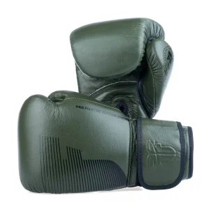 Gants de boxe Fighter Pro kaki - FBG-PRO-004