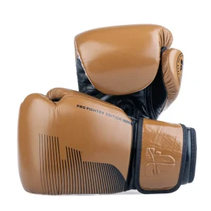 Gants de boxe Fighter Pro marron - FBG-PRO-003