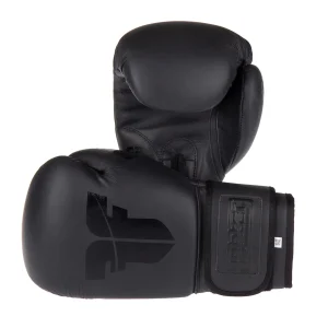 Gants de boxe Fighter SPLIT noir mat - FBG-001B