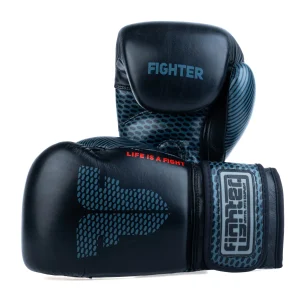 Gants de boxe Fighter Training Noir - FBG-TRN-002