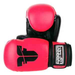 Gants Fighter Basic rose fluo/noir -1376APUFP