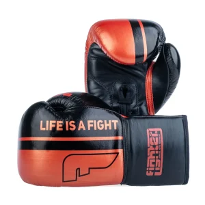 Gants de boxe de compétition Fighter rouge - FBGF-002RD