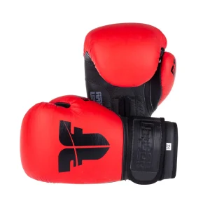Gants de boxe Fighter SIAM rouge mat - FBG-003R