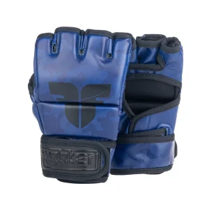 Gants de compétition Fighter MMA camouflage bleu - FMG-002CBU