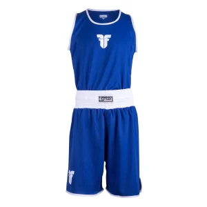 Ensemble de boxe Fighter bleu - FBXSET-02