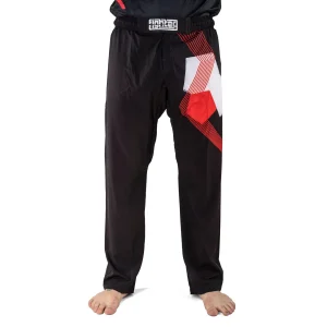 Pantalon de combat FIGHT noir/rouge - FF-P002BRW