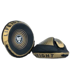 Cible Fighter Round Pro Small noir/or - FSMPR-001-BG