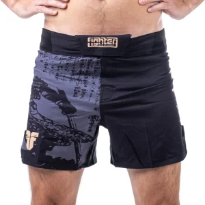 Short de combat MMA Samurai noir/or - FSHM-SAM-01