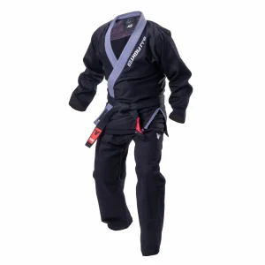 Kimono JJB Fighter noir - BJJU-0209