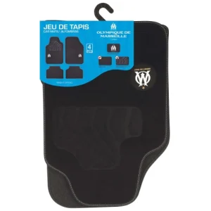 Jeu De Tapis Moquette Universel OM Noir