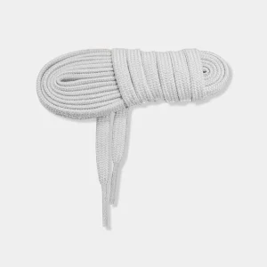 LACET TUBULAIRE POLYAMIDE POUR CHAUSSURE DE SAVATE BF - BLANC