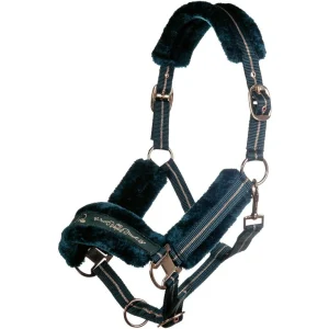 Licol doublé fourrure synthétique HKM Glamour