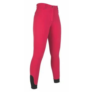 pantalon-equitation-enfants-femmes-hkm-5-poches-fuchsia.jpgv1703669455 Pantalon équitation HKM 5 poches full grip