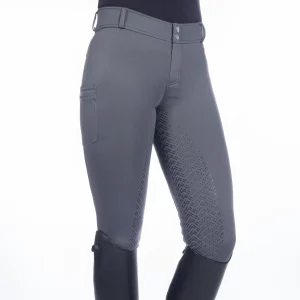 Pantalon équitation fille HKM Ruby full grip