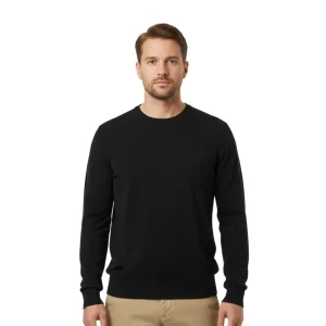 Pull City col rond Homme