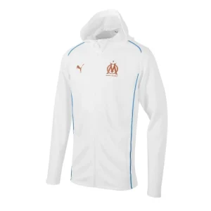 Veste À Capuche OM Casual Blanche